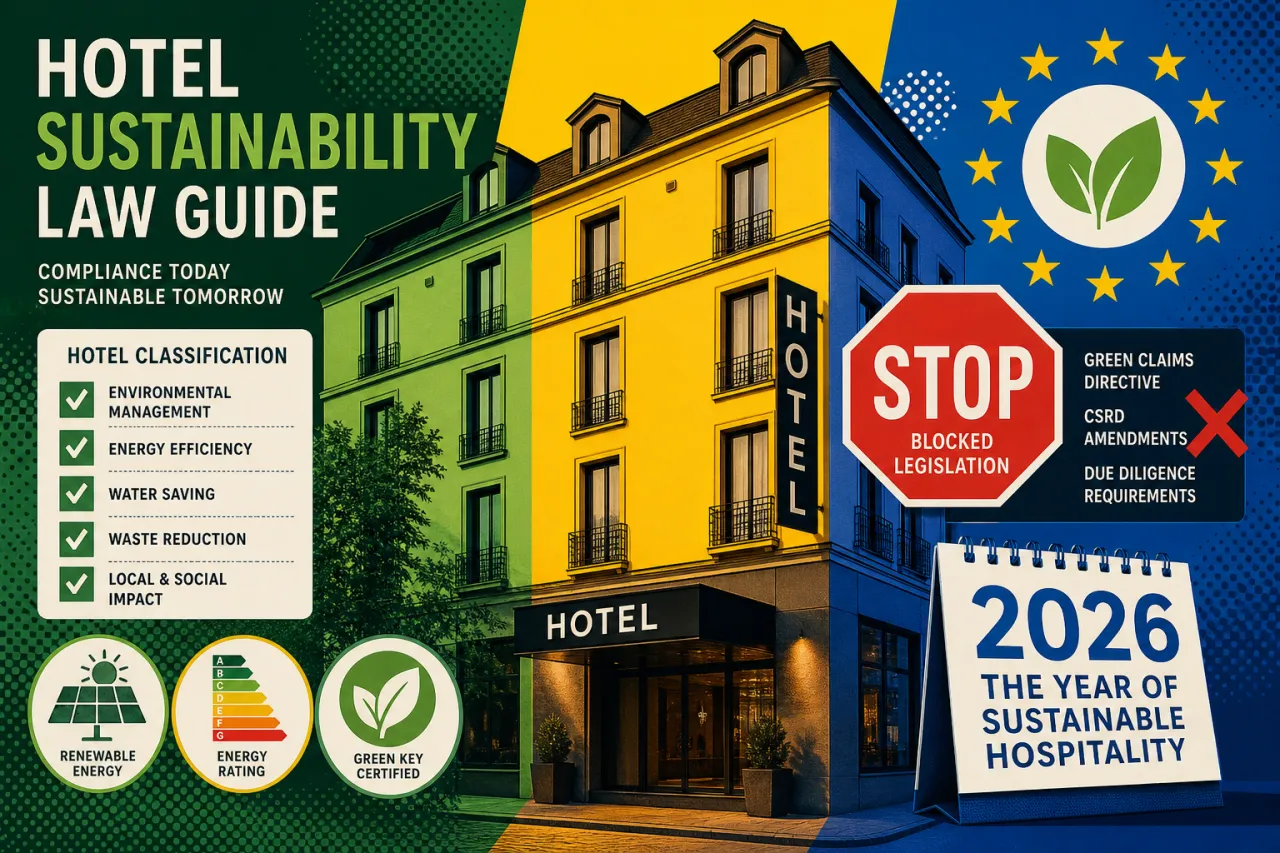 EU-Taxonomie & Green Claims: das Recht für Hoteliers