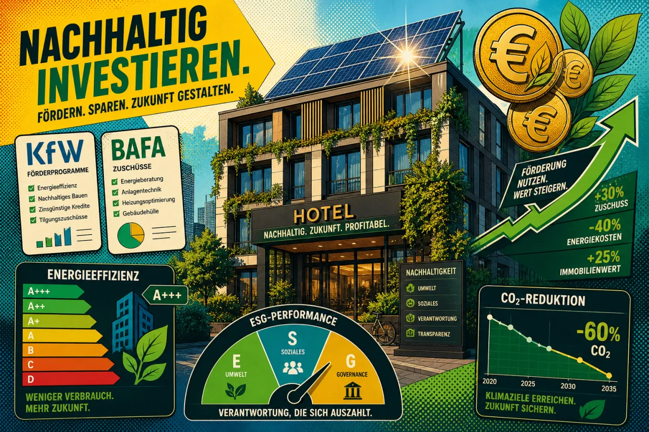 Green Finance & Förderung für nachhaltige Hotels