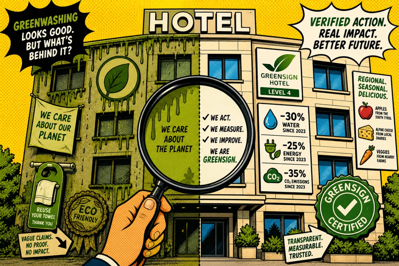 Greenwashing vermeiden in der Hotellerie