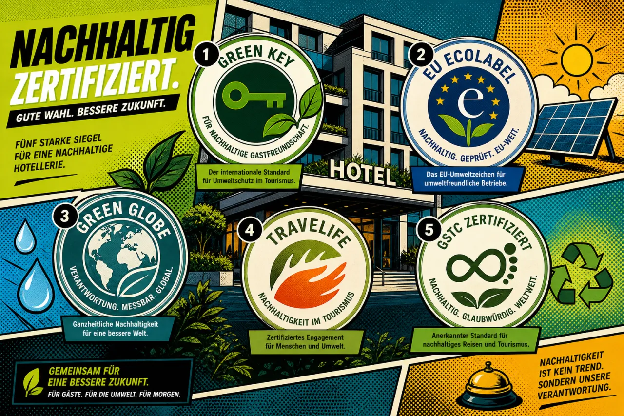 Nachhaltigkeitszertifikate für Hotels im Überblick